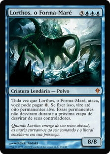 Lorthos, the Tidemaker\nZendikar - Portuguese\nSingle\nMagic The Gathering