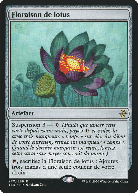 Lotus Bloom\nTime Spiral Remastered - French\nSingle\nMagic The Gathering