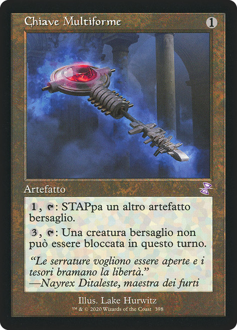Manifold Key (Retro Frame)\nTime Spiral Remastered - Timeshifted - Italian\nSingle\nMagic The Gathering