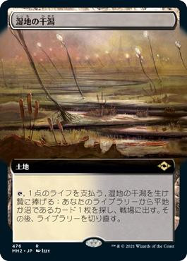 Marsh Flats (Extended Art)\nModern Horizons 2 - Variants - Japanese\nSingle\nMagic The Gathering