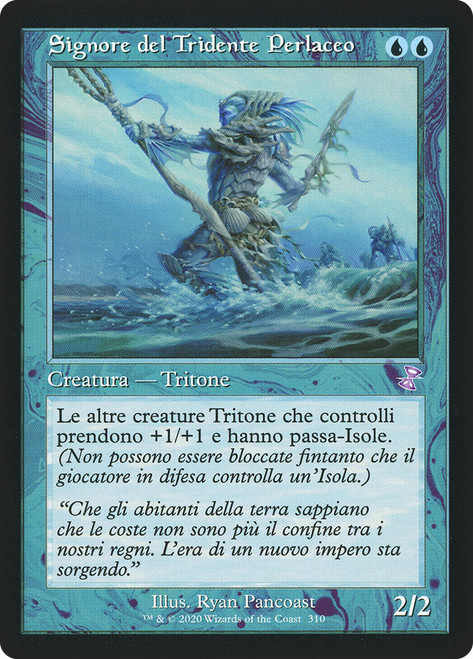 Master of the Pearl Trident (Retro Frame)\nTime Spiral Remastered - Timeshifted - Italian\nSingle\nMagic The Gathering