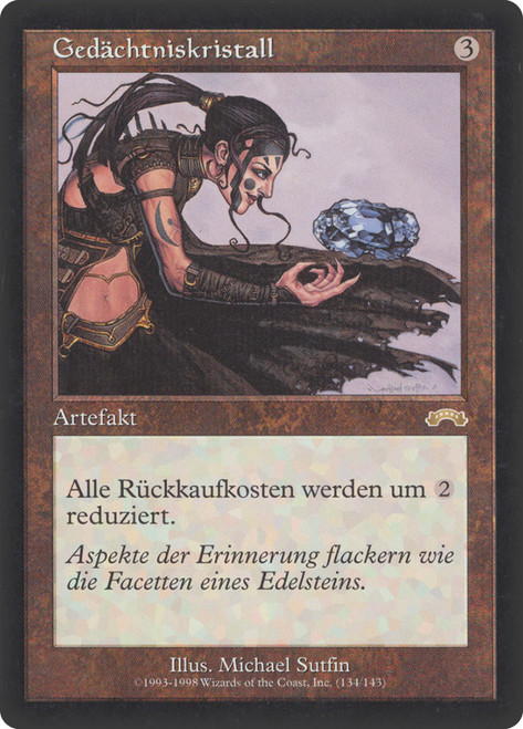 Memory Crystal\nExodus - German\nSingle\nMagic The Gathering
