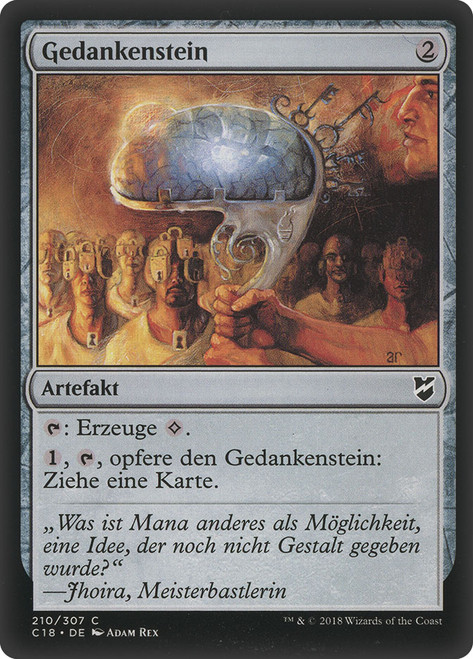 Mind Stone\nCommander: 2018 Edition - German\nSingle\nMagic The Gathering
