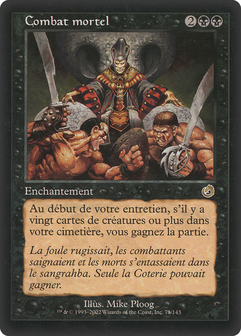 Mortal Combat\nTorment - French\nSingle\nMagic The Gathering