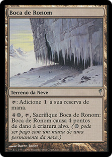MTG Mouth Of Ronom Card, Coldsnap