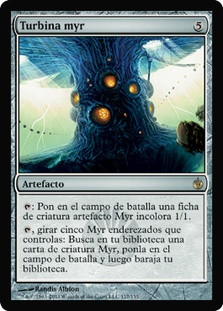 Myr Turbine\nMirrodin Besieged - Spanish\nSingle\nMagic The Gathering