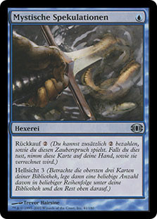 Mystic Speculation\nFuture Sight - German\nSingle\nMagic The Gathering