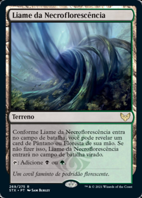 Necroblossom Snarl\nStrixhaven: School of Mages - Portuguese\nSingle\nMagic The Gathering