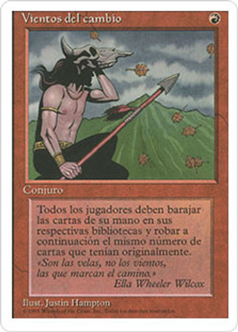 Winds of Change
4th Edition - Spanish
Single
Magic The Gathering