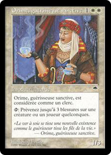 Orim, Samite Healer\nTempest - French\nSingle\nMagic The Gathering