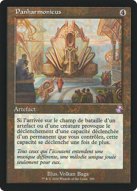 Panharmonicon (Retro Frame)\nTime Spiral Remastered - Timeshifted - French\nSingle\nMagic The Gathering