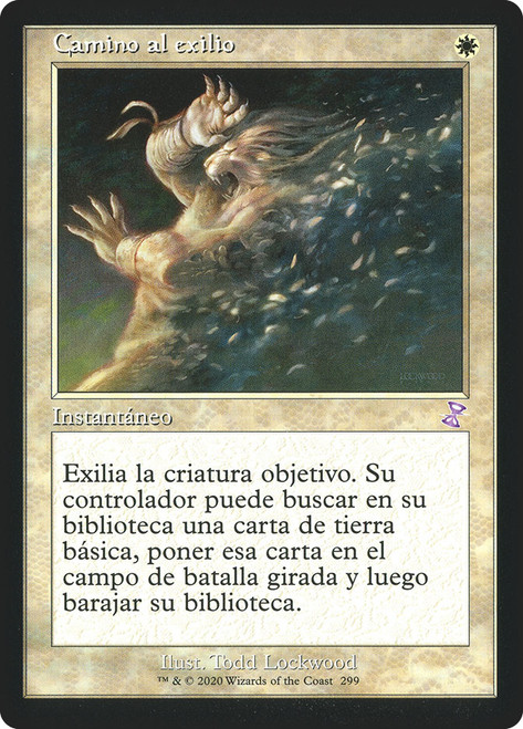 Path to Exile (Retro Frame)\nTime Spiral Remastered - Timeshifted - Spanish\nSingle\nMagic The Gathering
