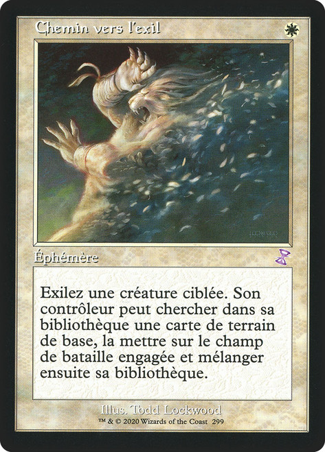 Path to Exile (Retro Frame)\nTime Spiral Remastered - Timeshifted - French\nSingle\nMagic The Gathering