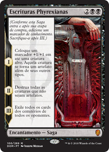 Phyrexian Scriptures\nDominaria - Portuguese\nSingle\nMagic The Gathering