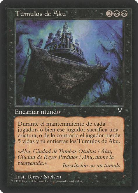 Pillar Tombs of Aku\nVisions - Spanish\nSingle\nMagic The Gathering