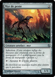 Plague Myr\nMirrodin Besieged - French\nSingle\nMagic The Gathering