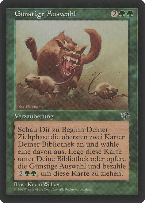 Preferred Selection\nMirage - German\nSingle\nMagic The Gathering