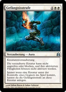 Prison Term\nCommander: 2011 Edition - German\nSingle\nMagic The Gathering
