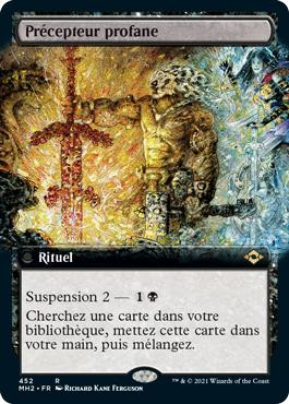 Profane Tutor (Extended Art)\nModern Horizons 2 - Variants - French\nSingle\nMagic The Gathering