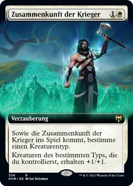 Rally the Ranks (Extended Art)\nKaldheim - Variants - German\nSingle\nMagic The Gathering