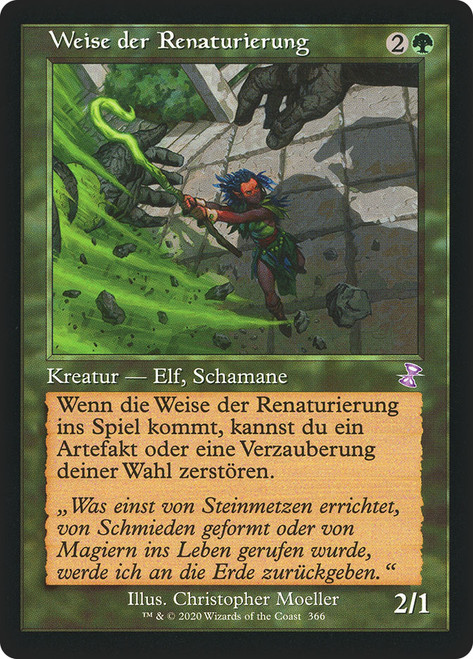Reclamation Sage (Retro Frame)\nTime Spiral Remastered - Timeshifted - German\nSingle\nMagic The Gathering