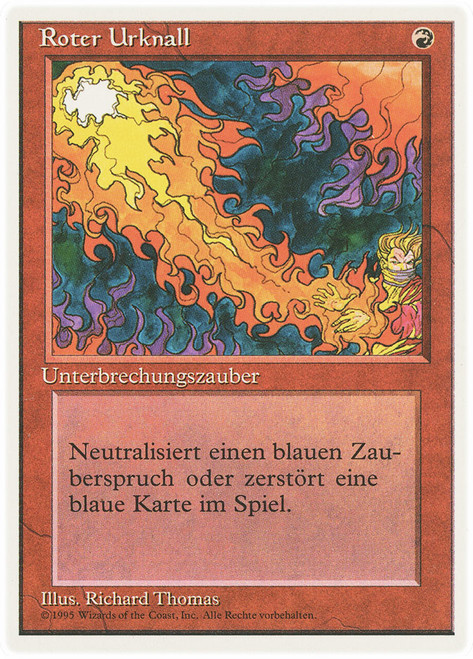 Red Elemental Blast\n3rd Edition/Revised - German\nSingle\nMagic The Gathering