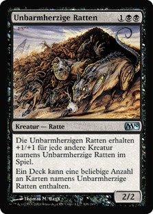 Relentless Rats\nMagic 2010 Core Set - German\nSingle\nMagic The Gathering