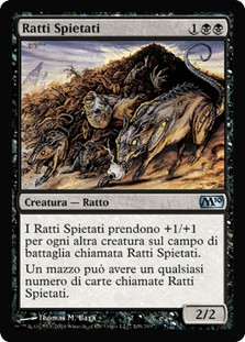 Relentless Rats\nMagic 2010 Core Set - Italian\nSingle\nMagic The Gathering