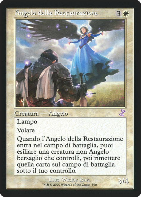 Restoration Angel (Retro Frame)\nTime Spiral Remastered - Timeshifted - Italian\nSingle\nMagic The Gathering