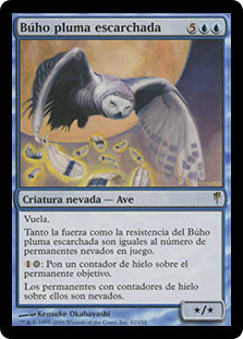 Rimefeather Owl\nColdsnap - Spanish\nSingle\nMagic The Gathering