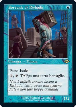 Rishadan Dockhand (Retro Frame)\nModern Horizons 2 - Variants - Italian\nSingle\nMagic The Gathering