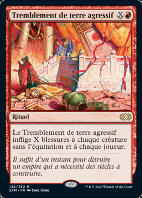 Rolling Earthquake\nDouble Masters - French\nSingle\nMagic The Gathering