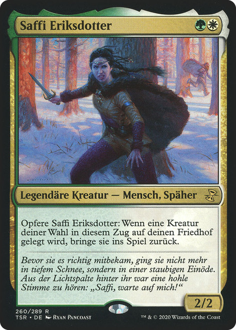 Saffi Eriksdotter\nTime Spiral Remastered - German\nSingle\nMagic The Gathering
