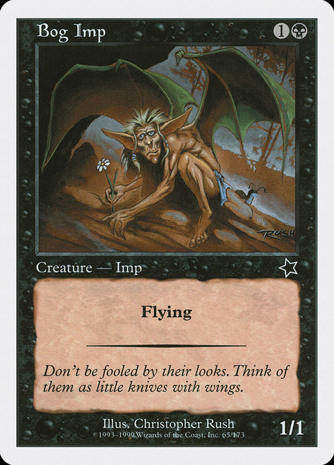Bog Imp\nStarter 1999\nSingle\nMagic The Gathering