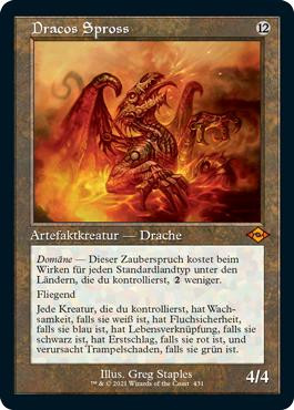 Scion of Draco (Retro Frame)\nModern Horizons 2 - Variants - German\nSingle\nMagic The Gathering