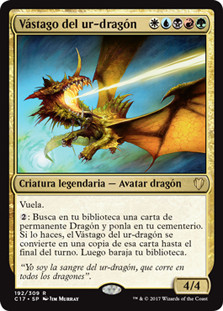 Scion of the Ur-Dragon\nCommander: 2017 Edition - Spanish\nSingle\nMagic The Gathering
