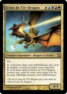 Scion of the Ur-Dragon\nTime Spiral - French\nSingle\nMagic The Gathering