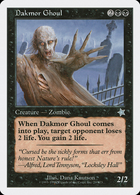 Dakmor Ghoul\nStarter 1999\nSingle\nMagic The Gathering