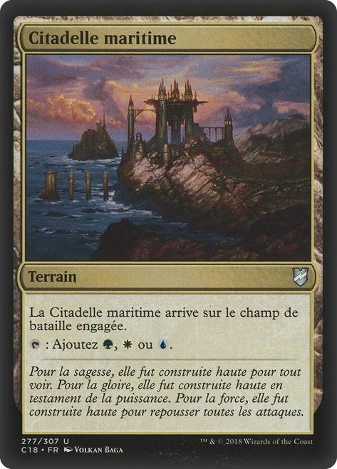 Seaside Citadel\nCommander: 2018 Edition - French\nSingle\nMagic The Gathering
