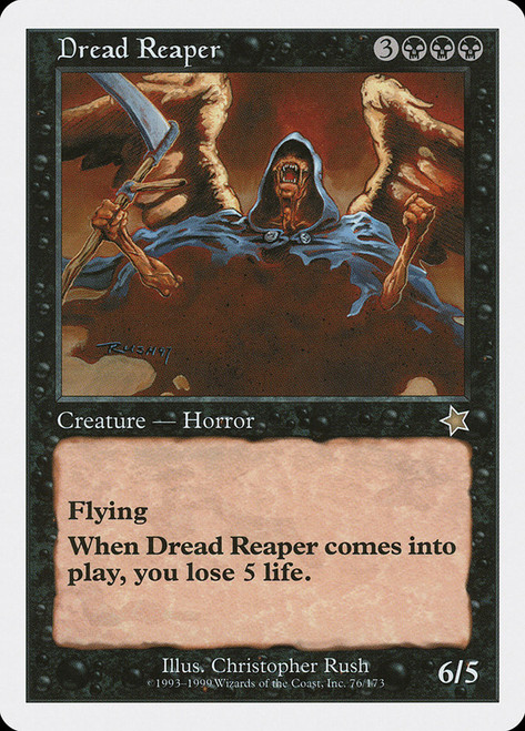 Dread Reaper\nStarter 1999\nSingle\nMagic The Gathering