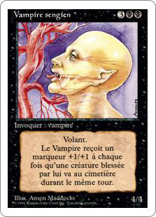 Sengir Vampire\n3rd Edition/Revised - French\nSingle\nMagic The Gathering