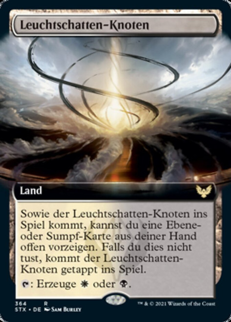 Shineshadow Snarl (Extended Art)\nStrixhaven: School of Mages - Variants - German\nSingle\nMagic The Gathering