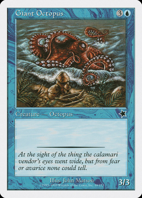 Giant Octopus\nStarter 1999\nSingle\nMagic The Gathering