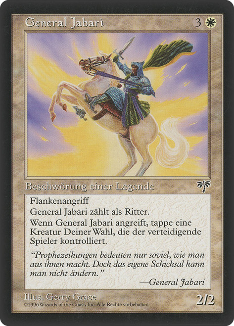 Sidar Jabari\nMirage - German\nSingle\nMagic The Gathering