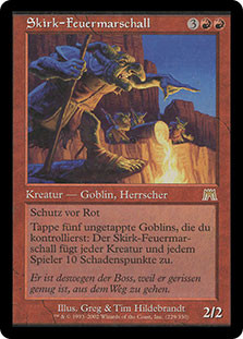 Skirk Fire Marshal\nOnslaught - German\nSingle\nMagic The Gathering