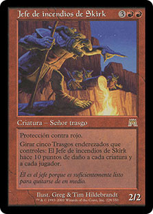 Skirk Fire Marshal\nOnslaught - Spanish\nSingle\nMagic The Gathering