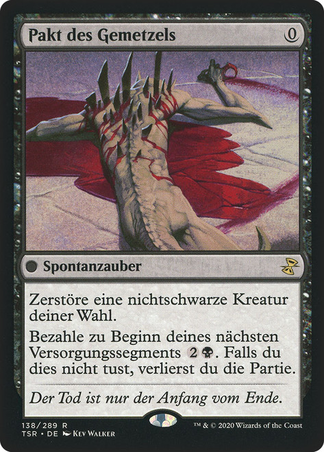 Slaughter Pact\nTime Spiral Remastered - German\nSingle\nMagic The Gathering