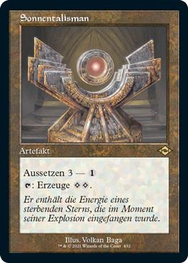Sol Talisman (Retro Frame)\nModern Horizons 2 - Variants - German\nSingle\nMagic The Gathering