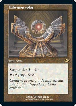 Sol Talisman (Retro Frame)\nModern Horizons 2 - Variants - Spanish\nSingle\nMagic The Gathering