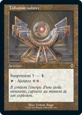 Sol Talisman (Retro Frame)\nModern Horizons 2 - Variants - French\nSingle\nMagic The Gathering
